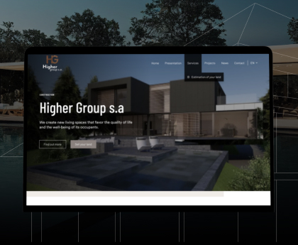 Highergroup-Webseite