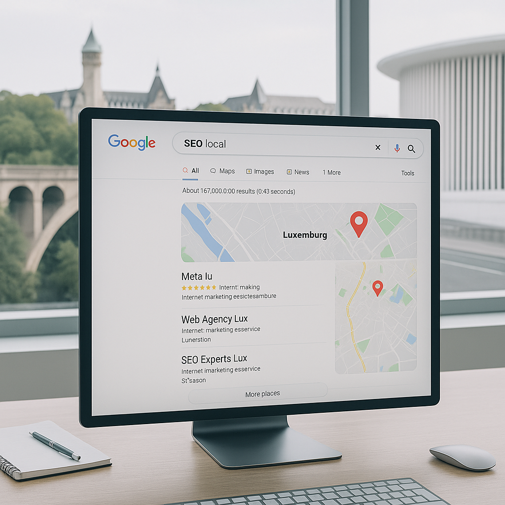  Local SEO: how to make your website visible on Google in Luxembourg